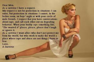 Dear men...